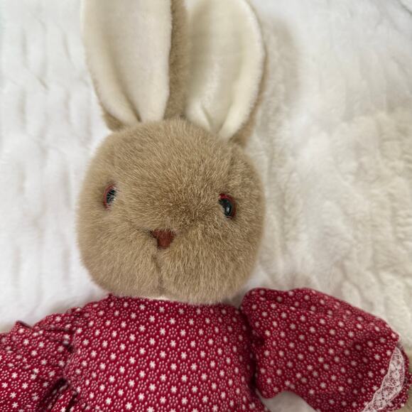 Vintage Anna Club Plush Bunny Rabbit 18 '' The Leather Tag Line - Picture 6 of 16